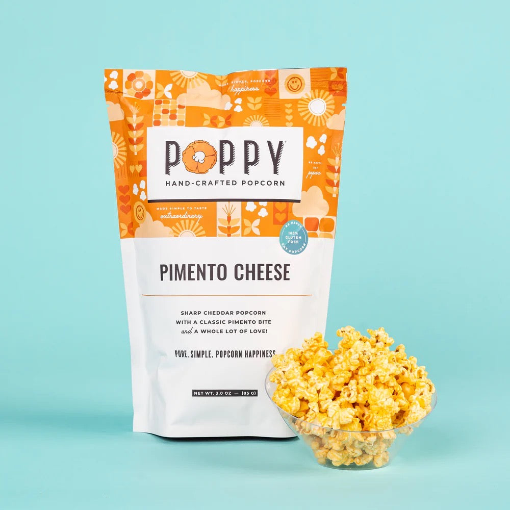 Pimento Cheese Poppy Popcorn