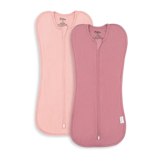 Zipper Swaddle Blankets - Blush/Mauve
