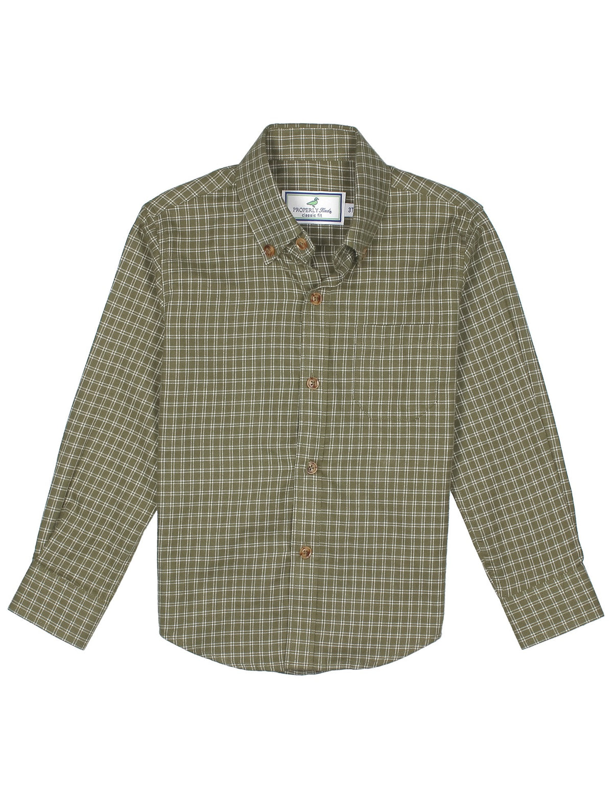 Boys Sportshirt - Cypress Needle
