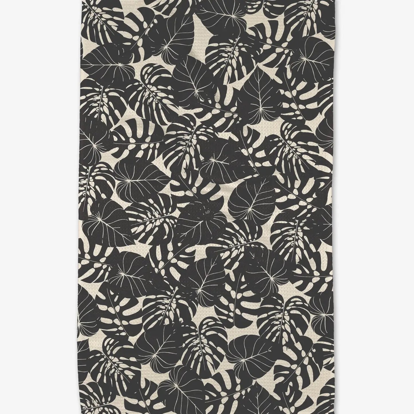 Neutral Leaves Kitchen Tea Towel