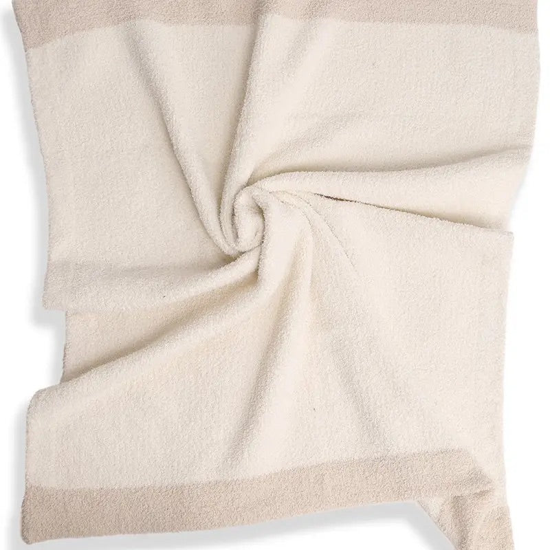 Kids Color Block Luxury Soft Throw Blanket