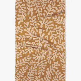 Golden Fall Kitchen Tea Towel