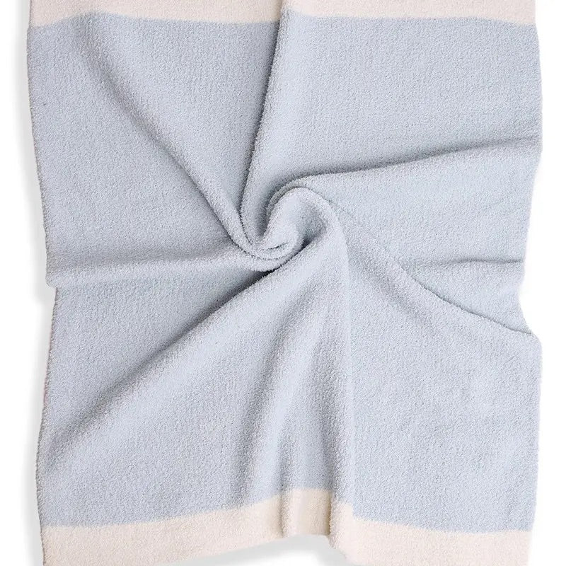 Kids Color Block Luxury Soft Throw Blanket