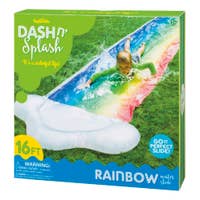 Rainbow Inflatable Outdoor Water Slide