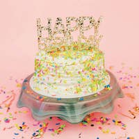 "Happy Birthday" Cake Topper