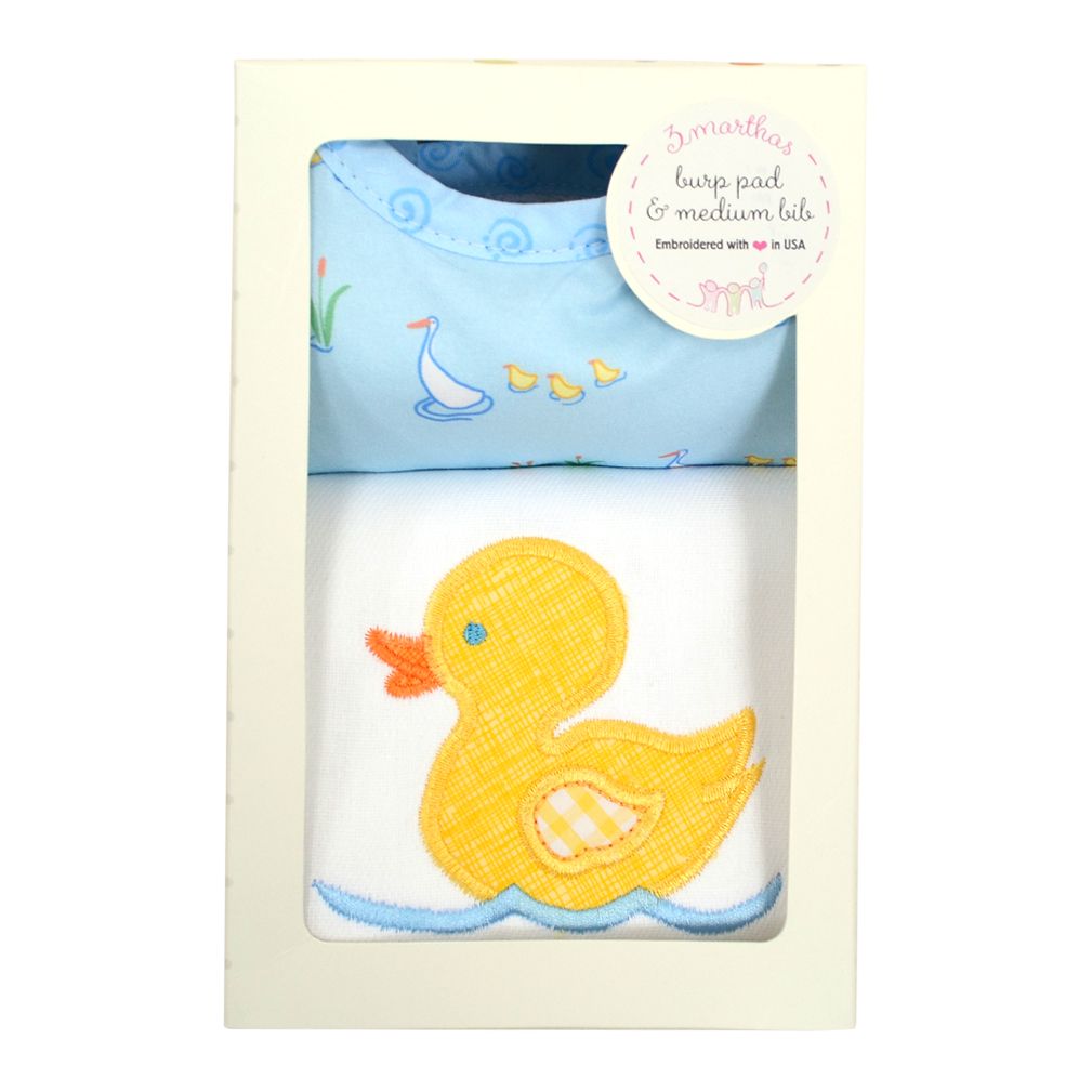 Yellow Duck Bib & Burp Box Set