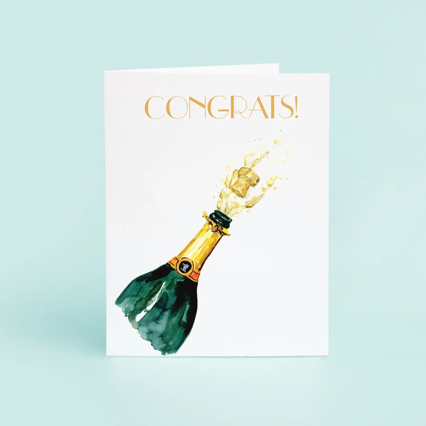 Champagne Pop "Congrats" Card