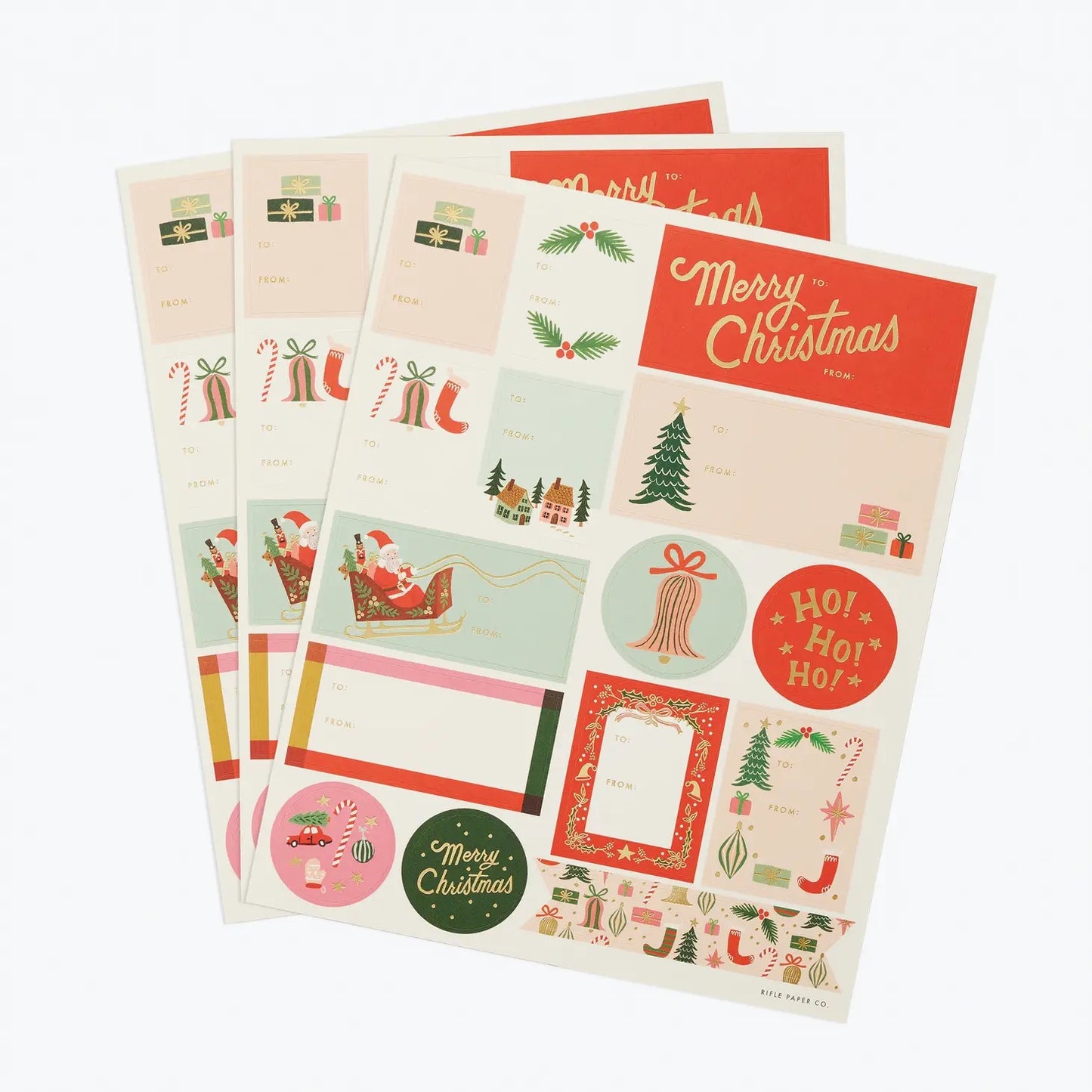 Deck the Halls Gift Stickers