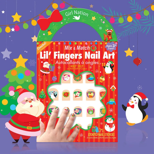 Holly Jolly Nail Stickers
