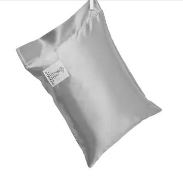 Satin Decorative Nursery Pillow - Silver