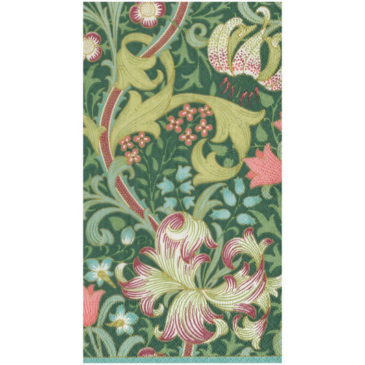 Golden Lily Forest Guest Towel Napkins