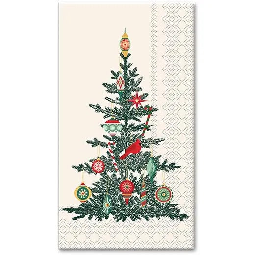 Vintage Christmas Guest Napkins