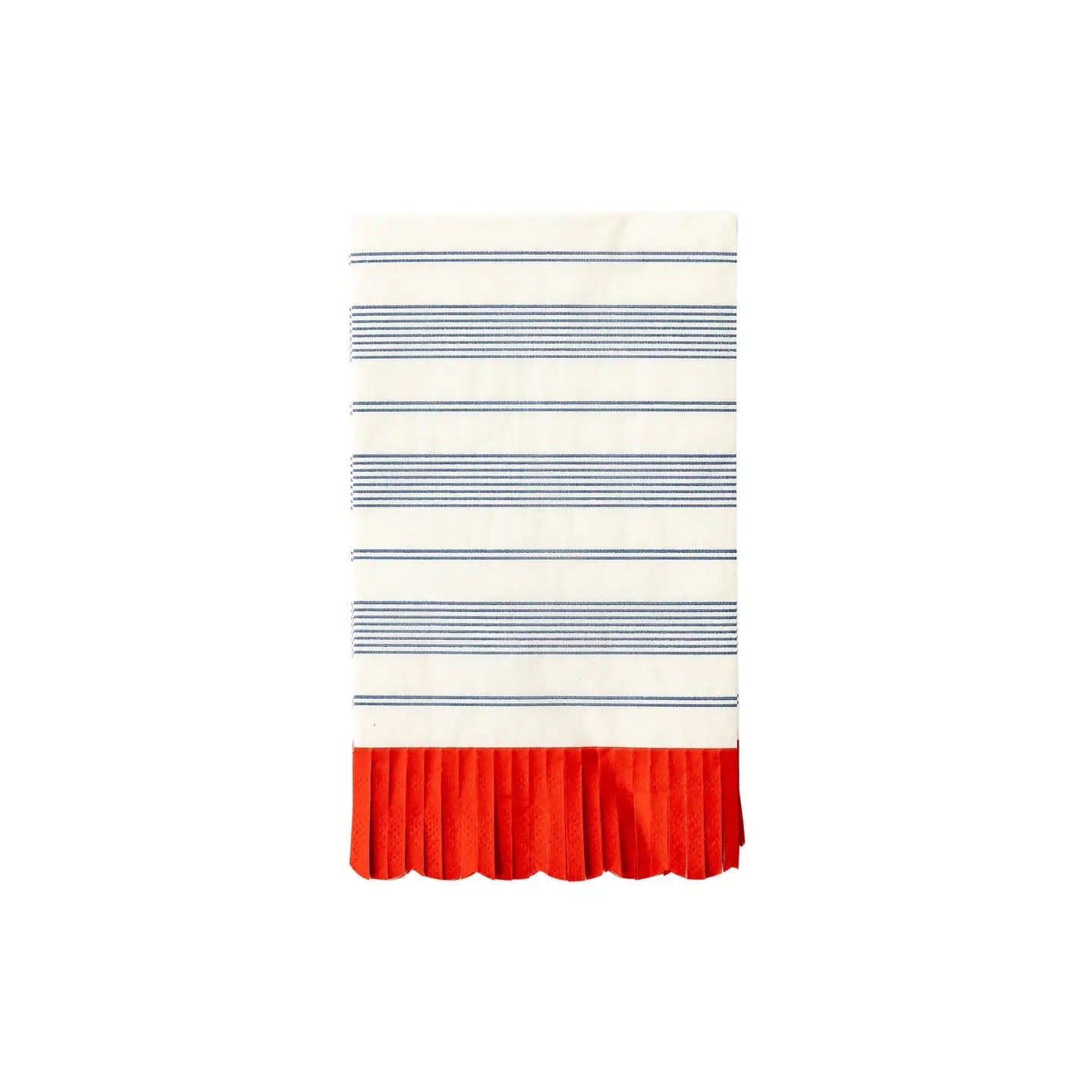 Striped Scallop Dinner Napkin