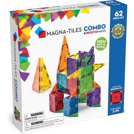 Magna-Tiles Combo 62-Piece Set