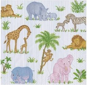 Safari Baby Cocktail Napkins