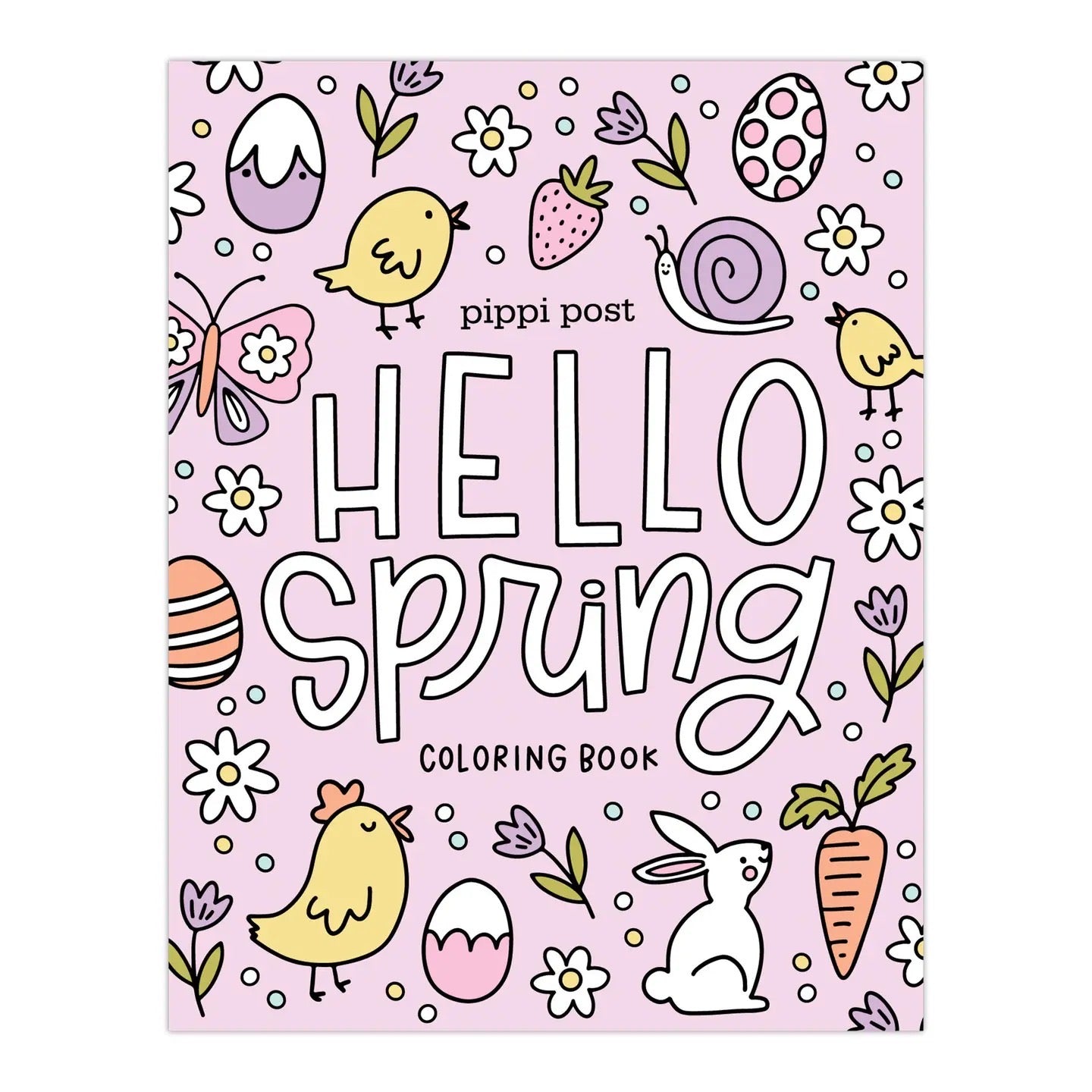 Hello Spring Coloring Book