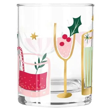 Holiday Drink Glass