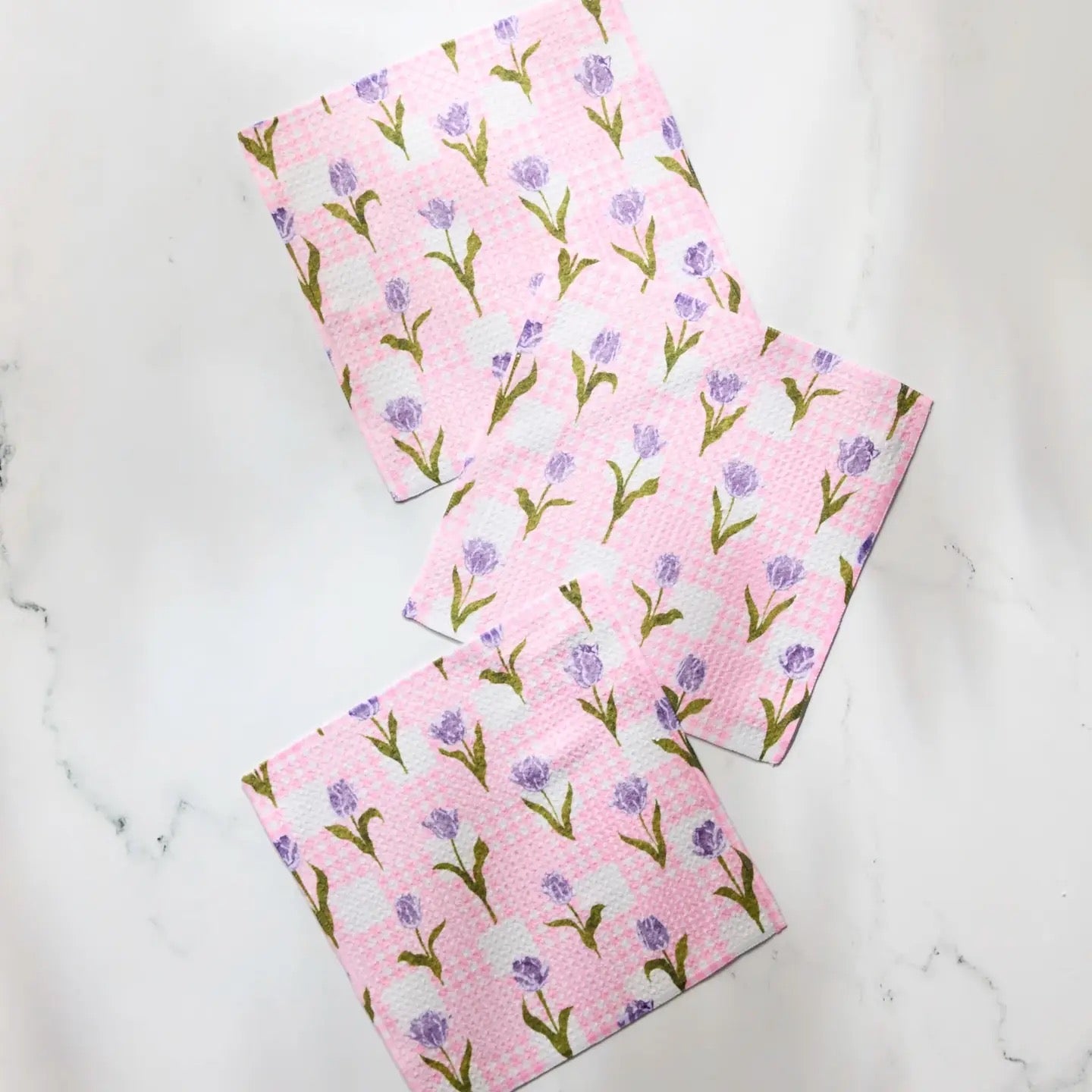 Tulip Town Dishcloth Set