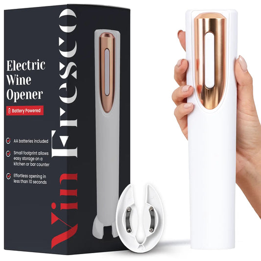 Electric Wine Opener - White