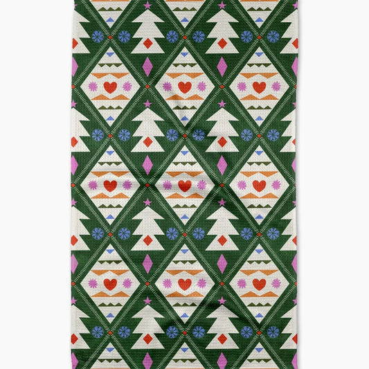Nordic Christmas Tea Towel