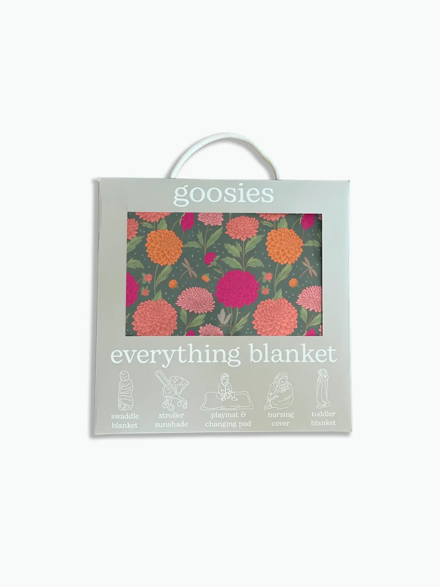 Dahlias Fall Floral Everything Blanket