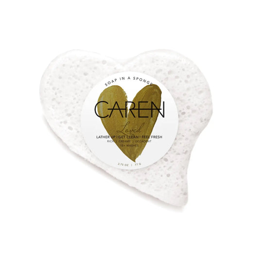 Loved Heart Soap Sponge