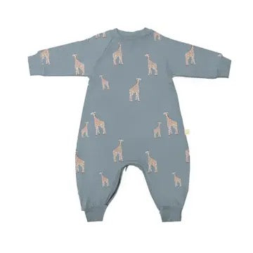 Fleece Jumpsuit - Giraffe Moss
