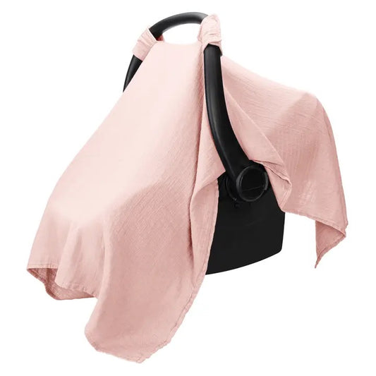 Muslin Car Seat Cover - Lace