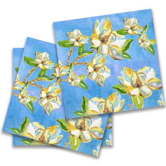 Magnolia Cocktail Napkin