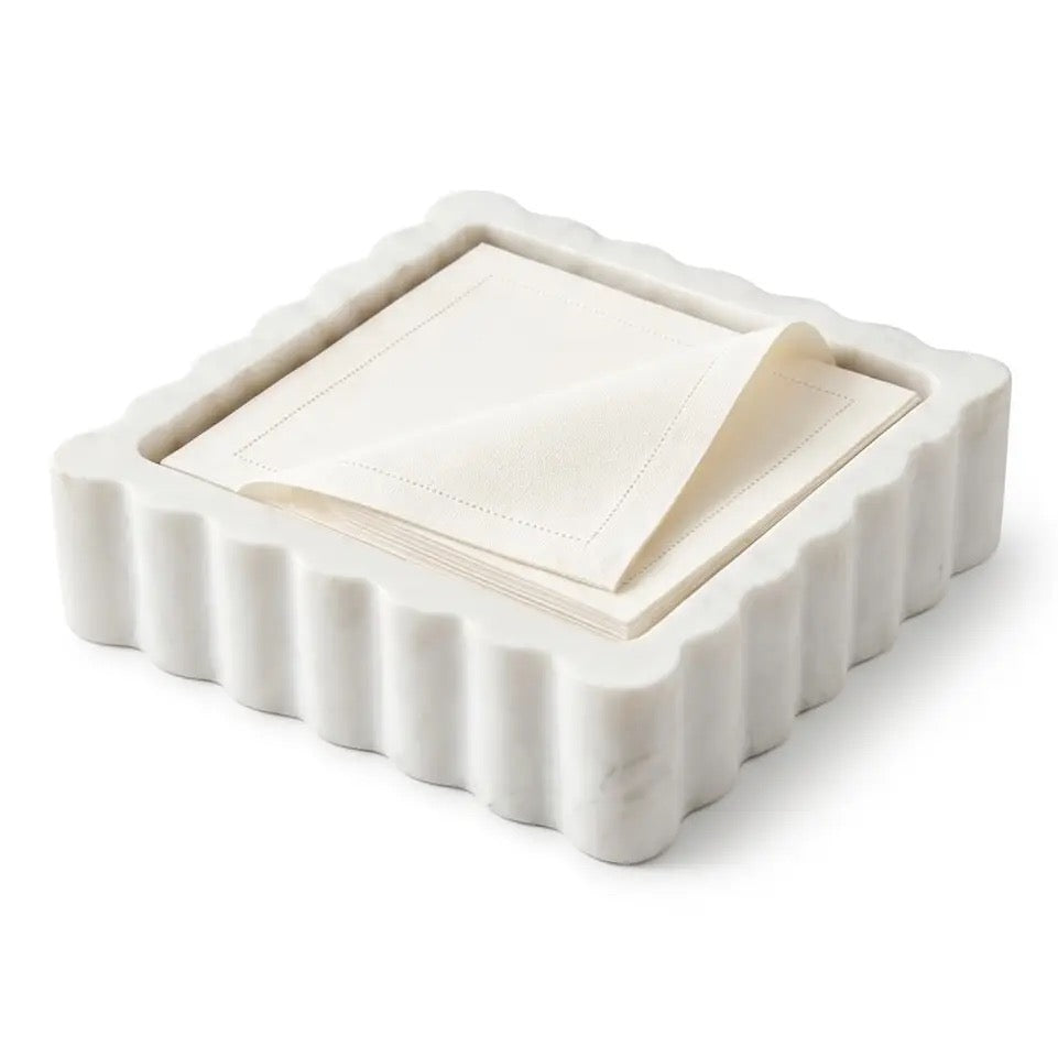 Marble Cocktail Napkin Holder
