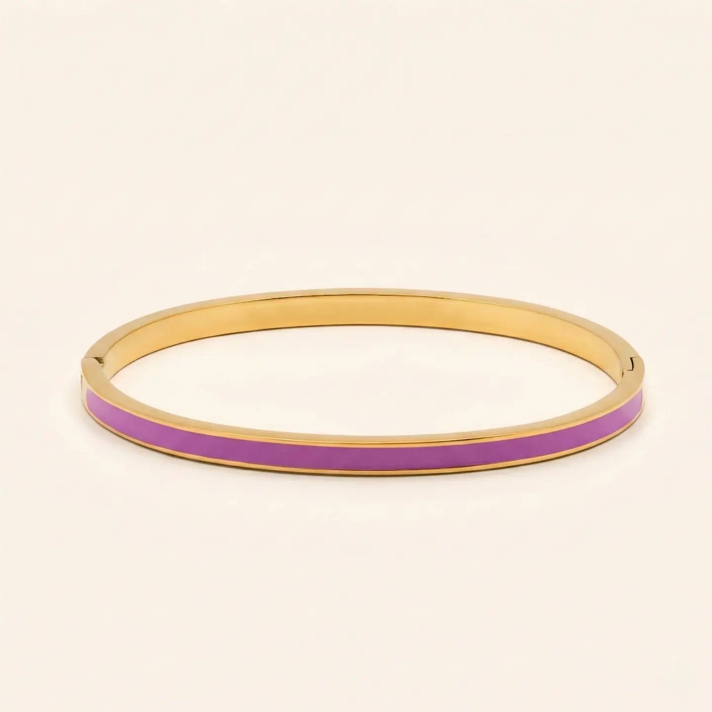 Signature Enamel Bracelet - Orchid