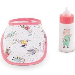 Corolle Bib and Magic Milk Set