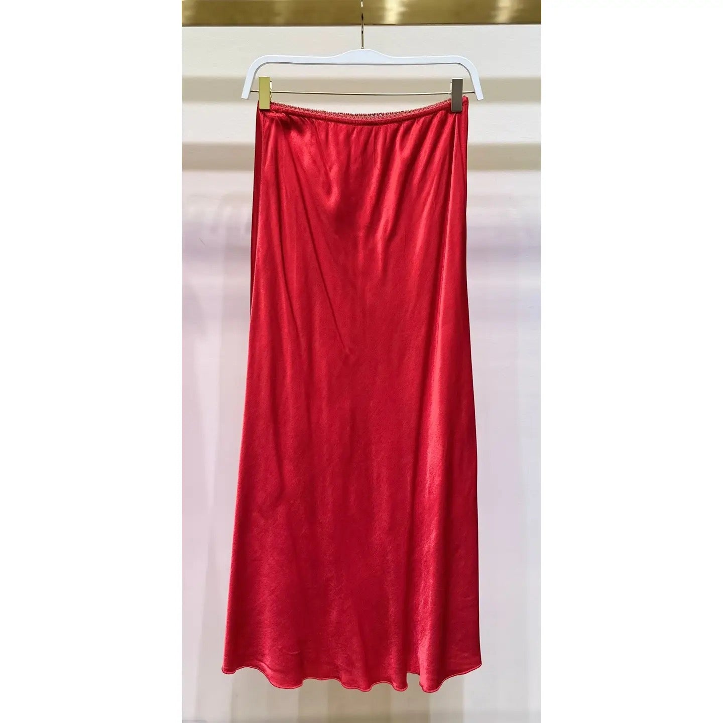 Silky Skirt - Red