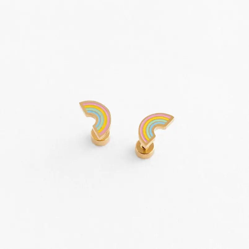 Pastel Rainbow Earrings