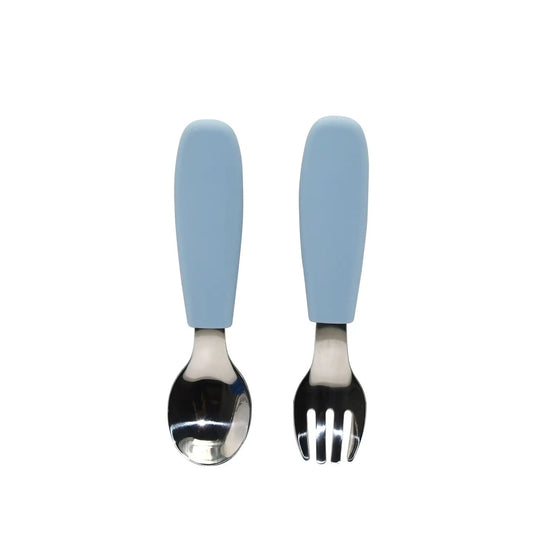 Toddler Cutlery Set  - Lily Blue