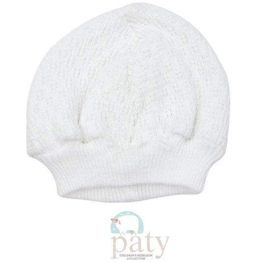 Paty Knit Beanie - White