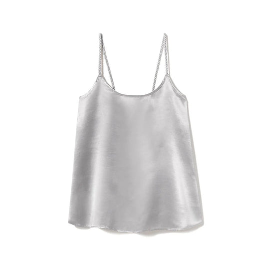 Daisy Satin Cami - Dark Silver