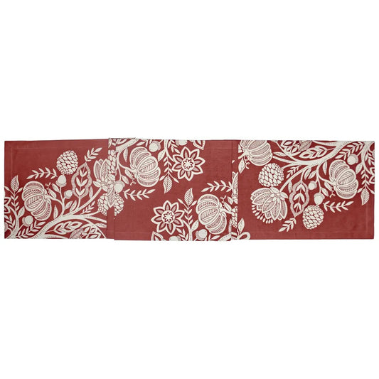 Francis Brick Cotton Table Runner