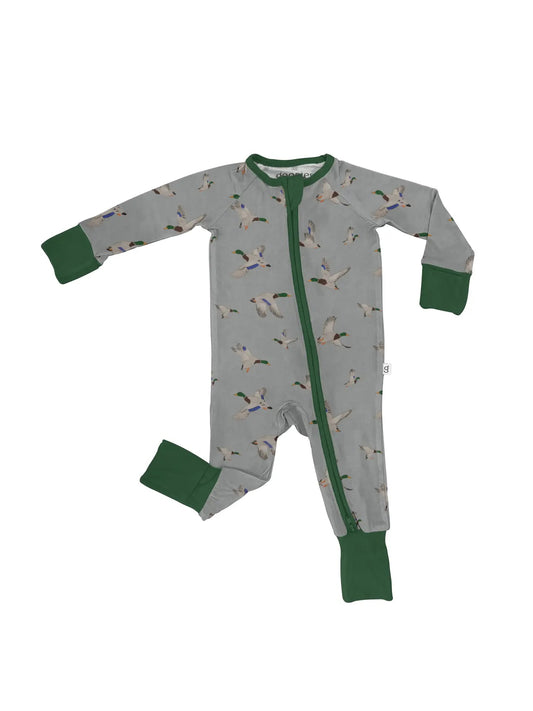 Mallards Long Sleeve Zip Pj