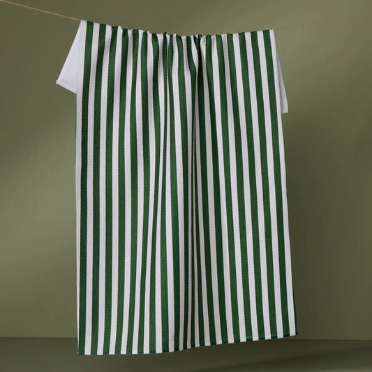 Ribbon Green Tea Towel