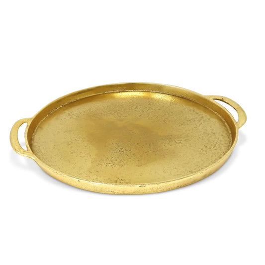 Round Gold Tray