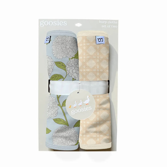 Burp Cloth Set - Hydrangeas
