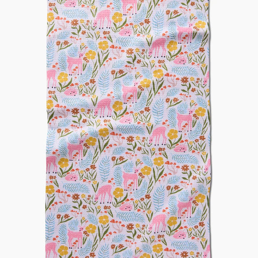Fern and Fawn Tea Towel