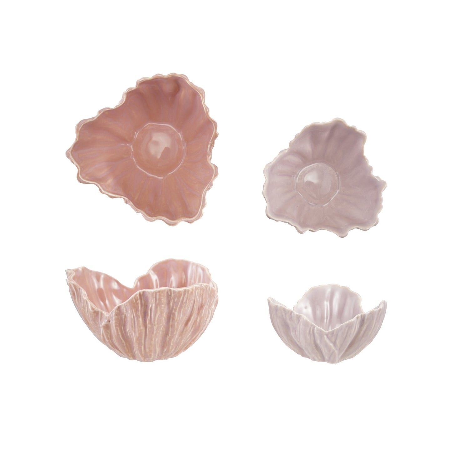 Flower Shaped Bowls - Set of 2