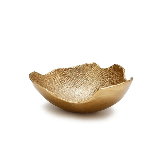 Gold Raw Edged Bowl