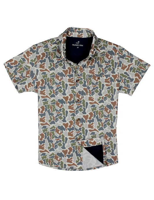 Boys Sportsman Shirt - Terra Camo