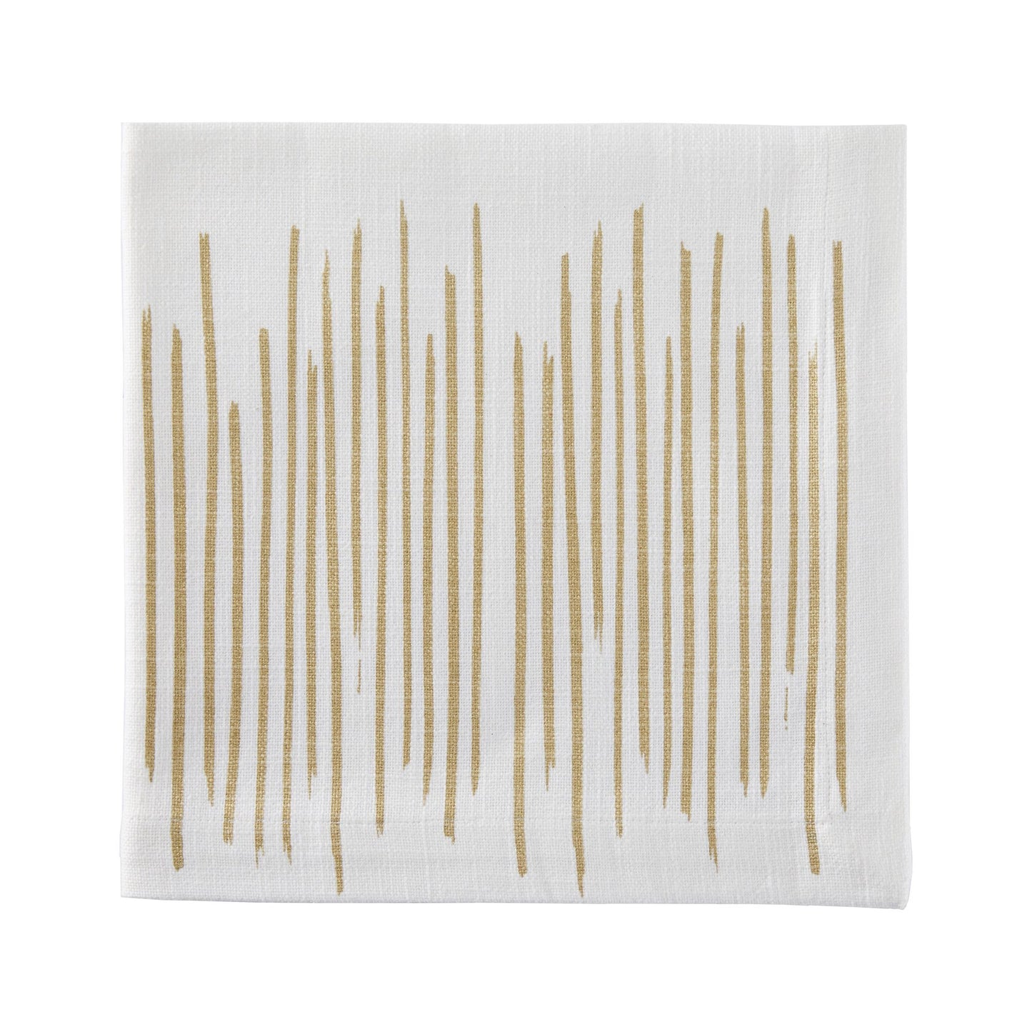 Brushstroke Gold Dinner Napkins