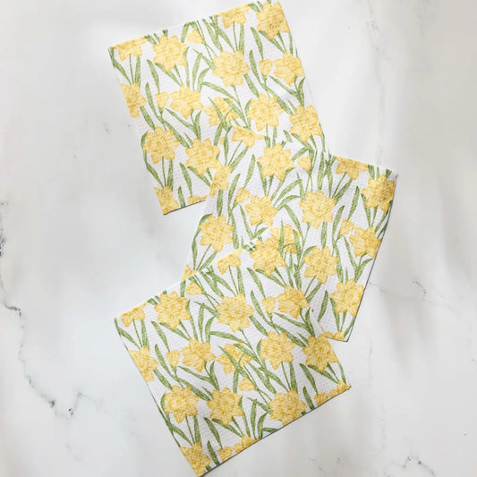 Daffodil Darling Dishcloth Set