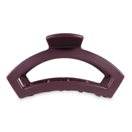 Open Hair Clip - Burgundy Bliss