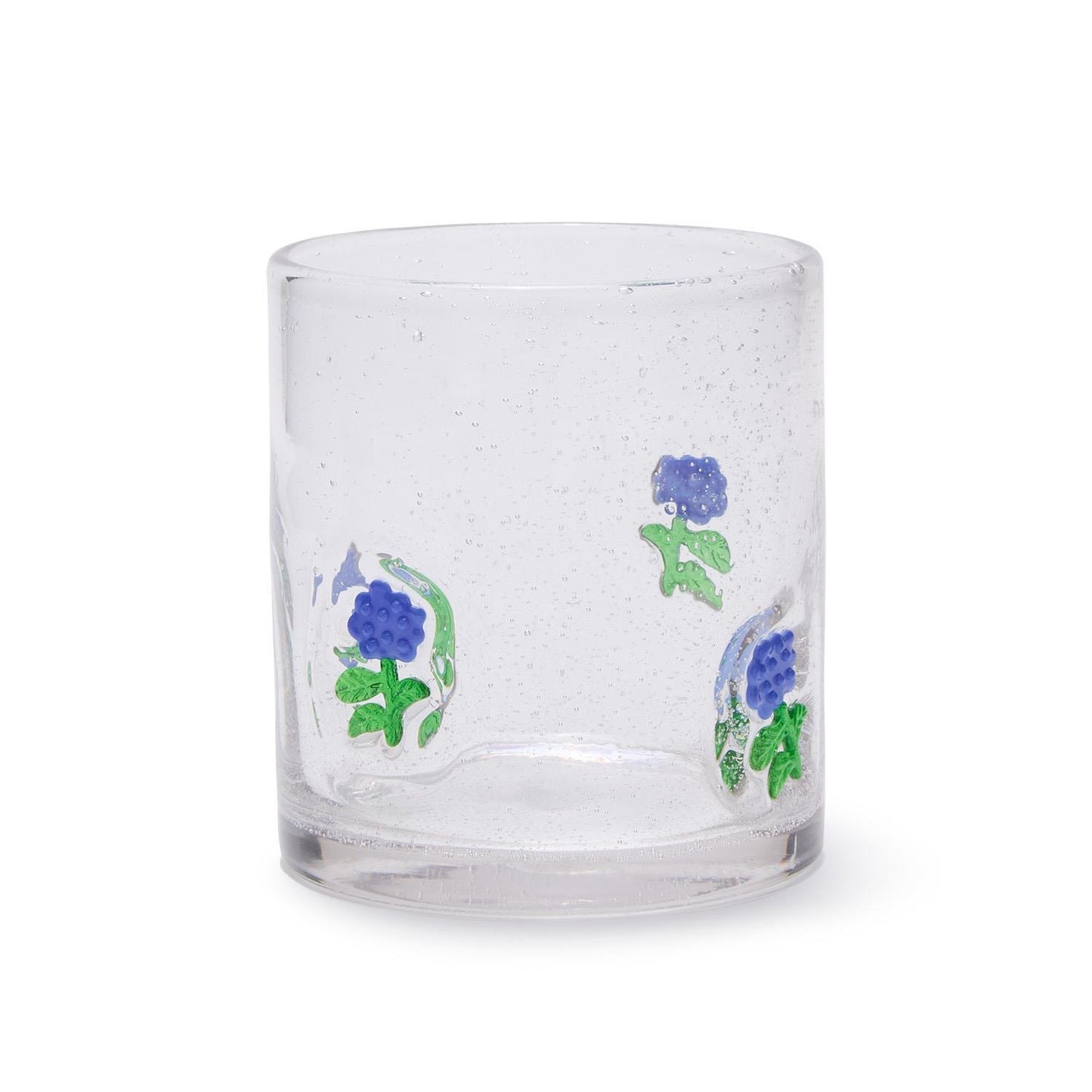 Hydrangea Old Fashion Glass
